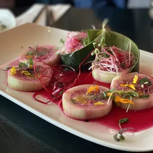 sushi and sashimi, food