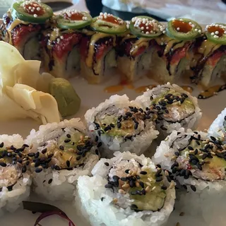 California with Real crab