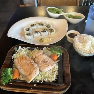 Salmon Teriyaki Dinner