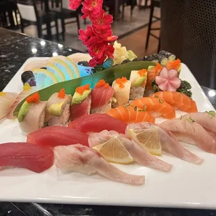 food, sushi, sashimi, sushi and sashimi