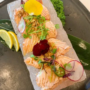 Rock Salt Seared Salmon