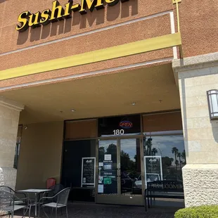 Front of restaurant