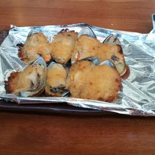 Baked Mussels