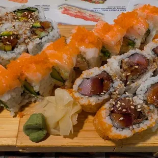 Have metal, Rain forest, BOM sushi rolls