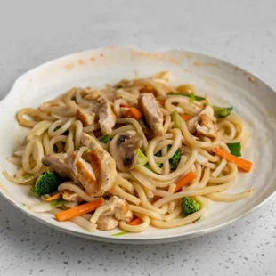 chicken yaki udon