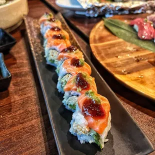 sushi, food, sashimi, sushi and sashimi