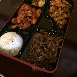 Dinner Box. Three items.