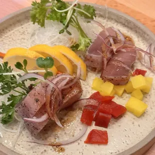 Ordered Albacore Carpaccio but it didn't it match the image shown on the menu. It was still good!