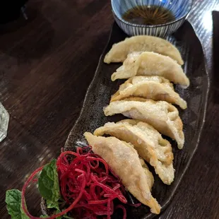 Gyoza, pan fried