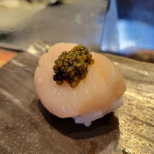 Scallop with Caviar