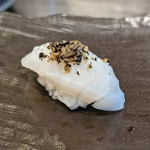Raw Octopus w/ truffle (Nama-tako w/ truffle) from Omakase meal
