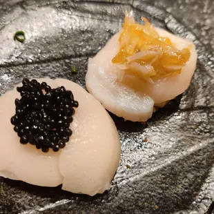 Scallops: caviar vs shark cartilage
