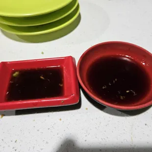 Authentic diluted shoyu and Wasabi alternative.