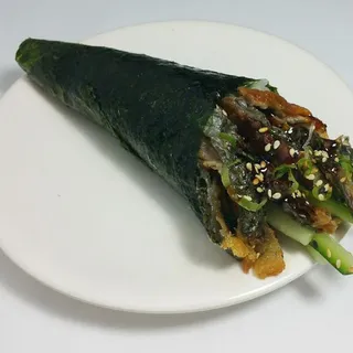 Salmon Skin Hand Roll