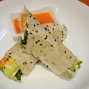 a plate of food on a table
