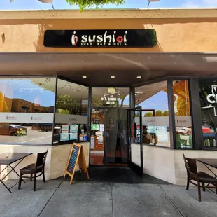 outside of a restaurant