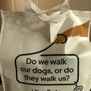 Uber Eats delivery, well sealed