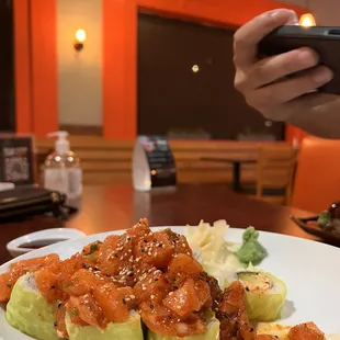 sushi and sashimi, food