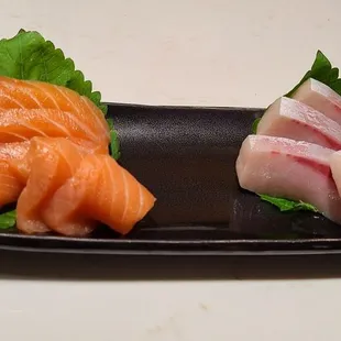 Salmon and Hamachi Sashimi