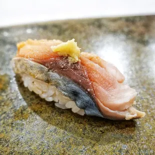 Mackerel with fresh ginger