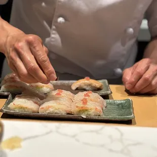 sashimi, sushi, sushi and sashimi, food