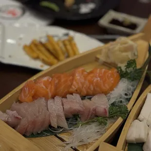 Salmon &amp; Yellowtail Sashimi