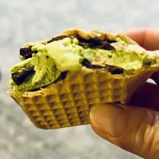 Ice cream comes with the bento