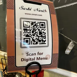 Menu is online