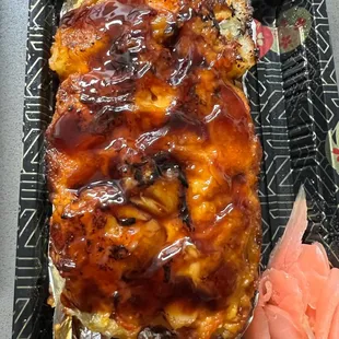 Dynamite ( Baked) -one of choice crab, shrimp or scallop