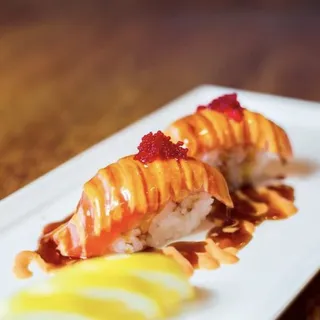 Salmon Belly Torched Nigiri