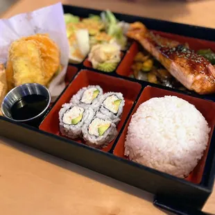 Salmon Teriyaki Bento