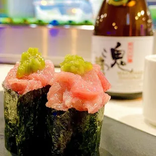Toro with Wasabi Relish