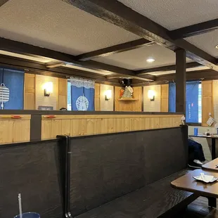 the interior of a restaurant