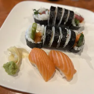 sushi, sushi and sashimi, sashimi, food