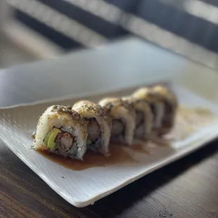 Bixby roll. Sweet and smoky