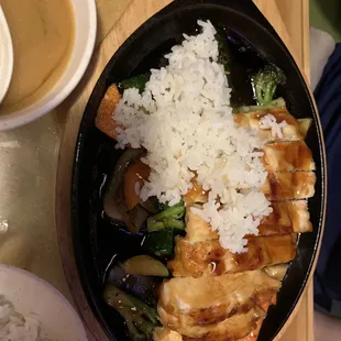 Teriyaki Chicken - comes with soup and salad