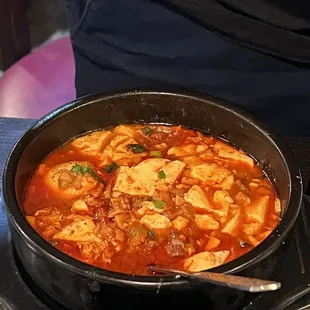 Soondubu Cheegae beef