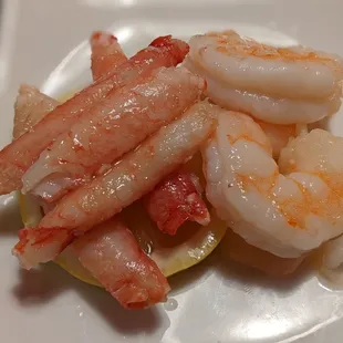 Crab and shrimp
