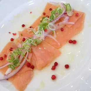 Smoked Salmon Carpaccio