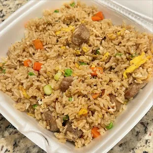 Beef fried rice