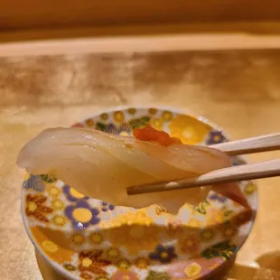 Omakase at the sushi bar