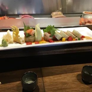 sushi, sushi and sashimi, sashimi, food