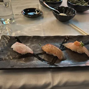 sushi and sashimi, sashimi, sushi, food