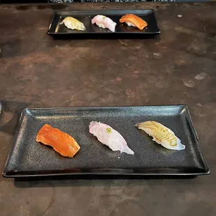 sashimi, sushi, sushi and sashimi, food