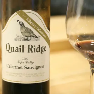 1987 Quail Ridge Cabernet Sauvignon