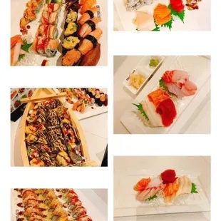 sushi and sashimi