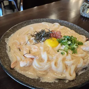 Egg Roe Udon Noodles