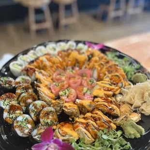 food, sushi and sashimi