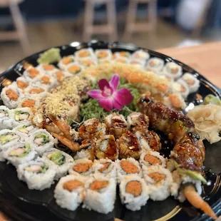 sushi and sashimi, sushi, food, sashimi