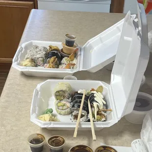 5 rolls